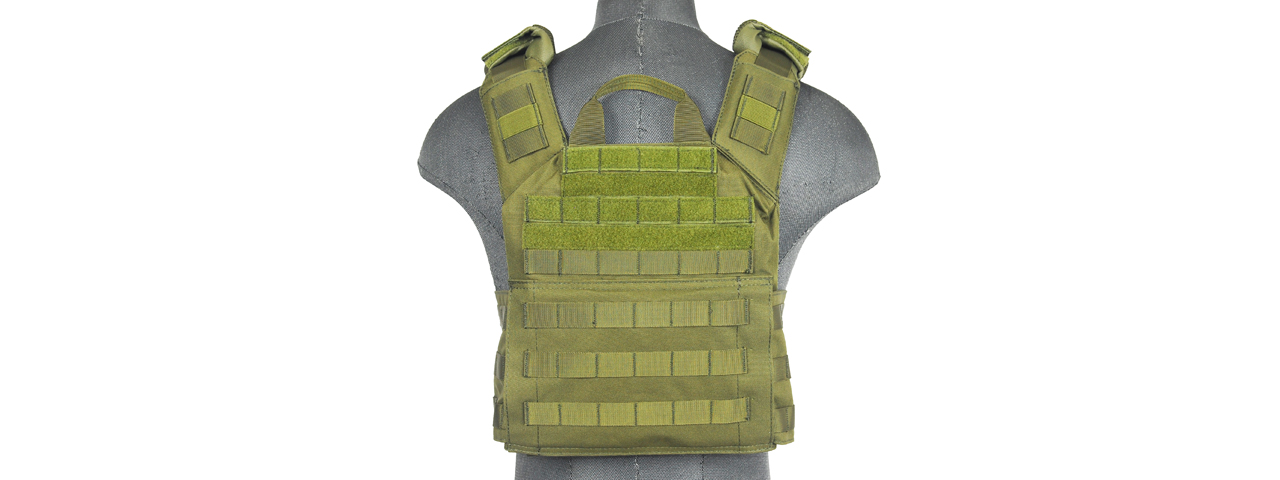 SAPC w/DUAL INNER MAG POUCH + SHOULDER PADS (OD GREEN)