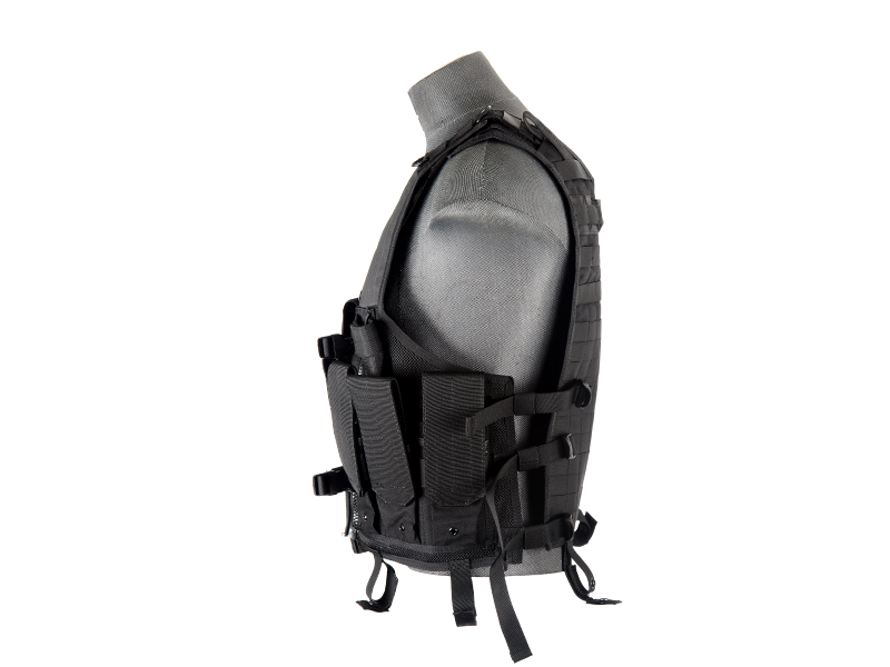 CA-314B CROSS DRAW VEST (BLACK)