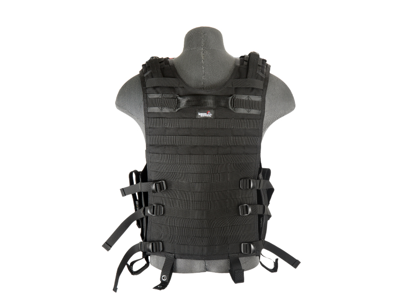 CA-314B CROSS DRAW VEST (BLACK) - Click Image to Close