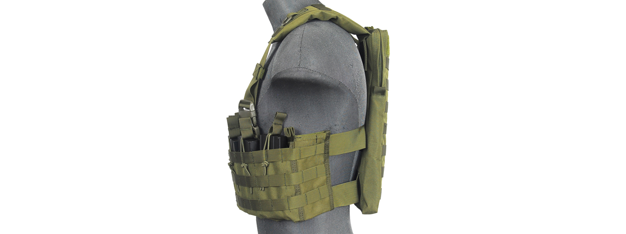 CA-316G DZN MAG HARNESS w/REAR HYDRATION COMPARTMENT (OD GREEN)