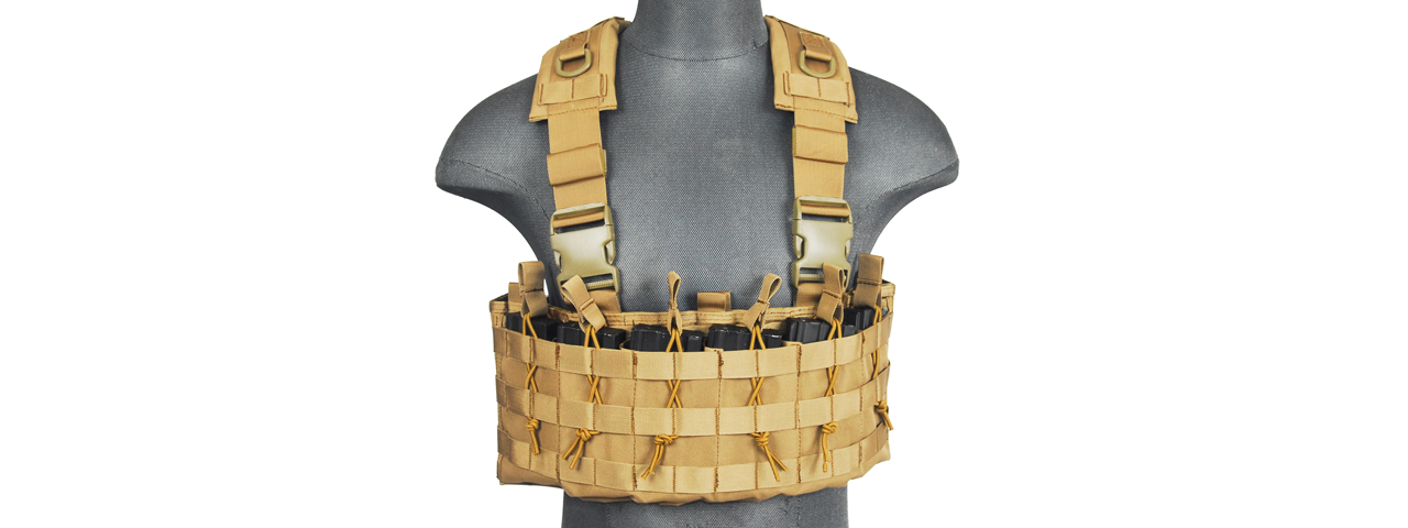 CA-316T DZN MAG HARNESS w/REAR HYDRATION COMPARTMENT (TAN) - Click Image to Close