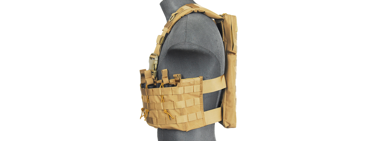 CA-316T DZN MAG HARNESS w/REAR HYDRATION COMPARTMENT (TAN) - Click Image to Close