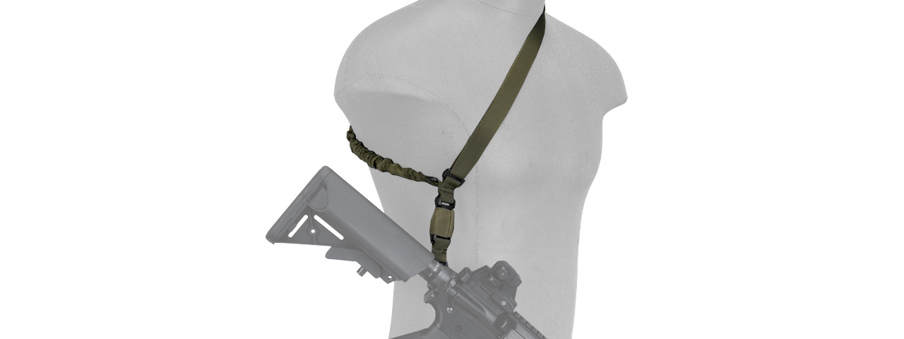 Lancer Tactical CA-326G QD Single Point Sling in OD - Click Image to Close