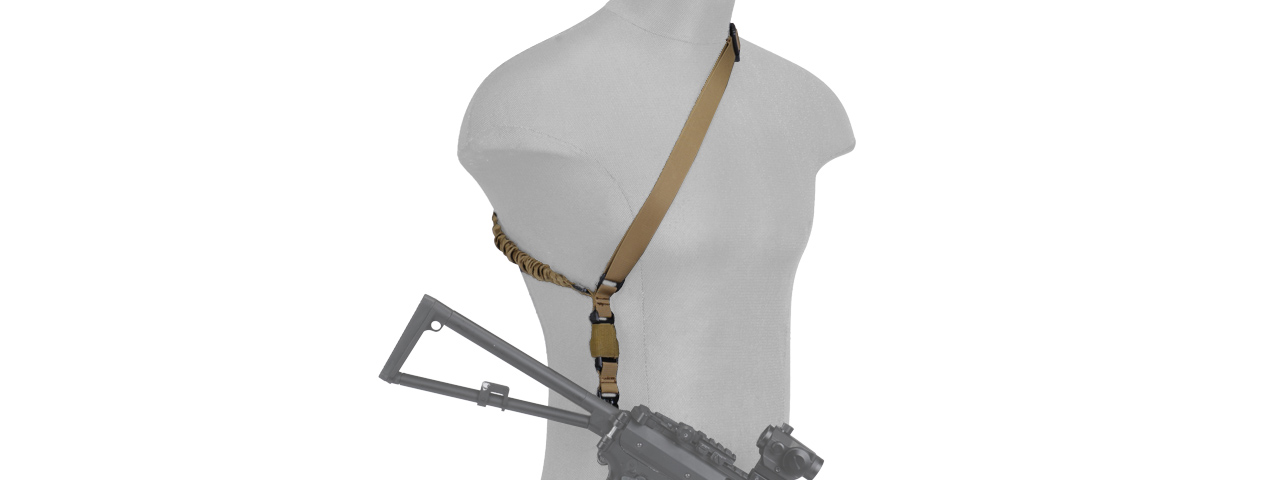 Lancer Tactical CA-326T QD Single Point Sling in Tan