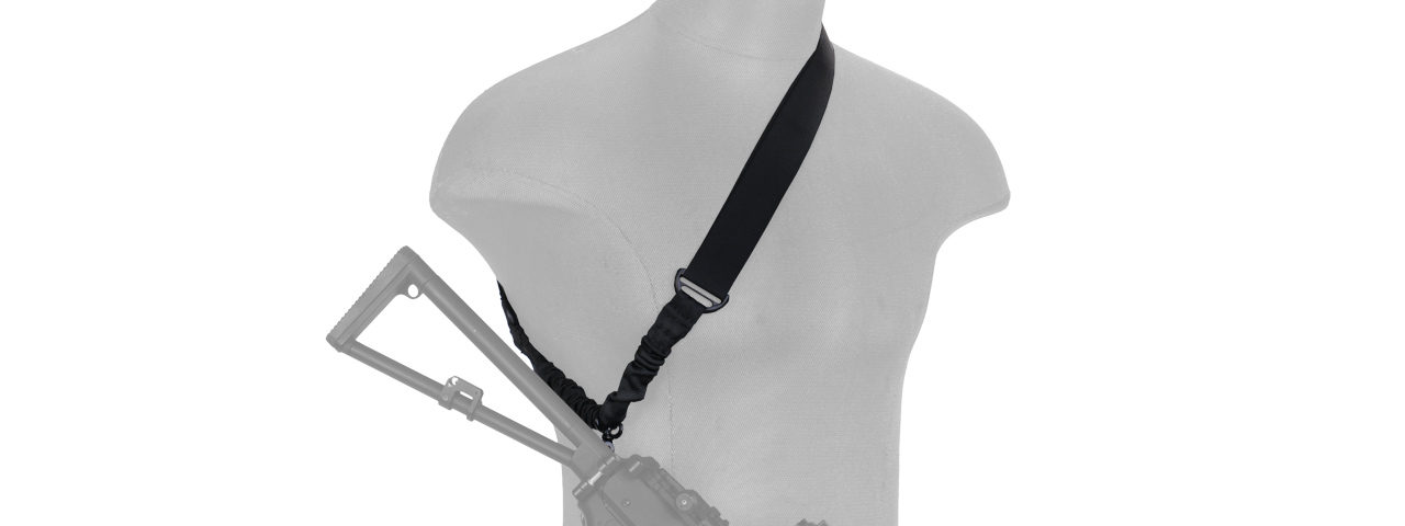 Lancer Tactical CA-328B Single Point Sling in Black - Click Image to Close