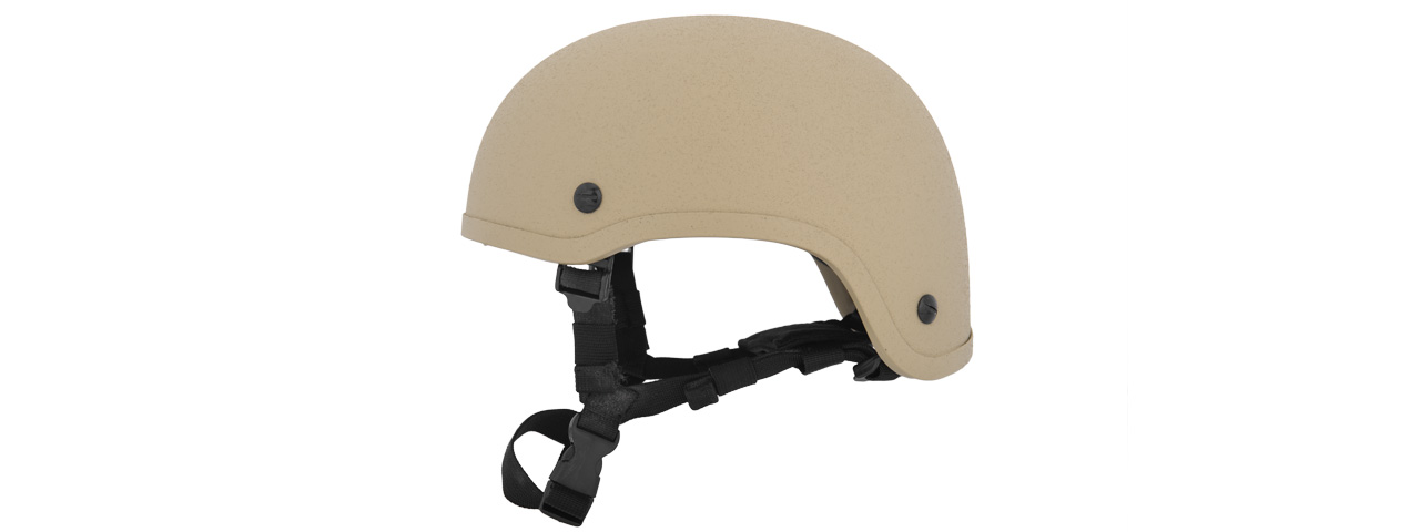Lancer Tactical CA-332T MICH 2001 Helmet in Tan - Click Image to Close