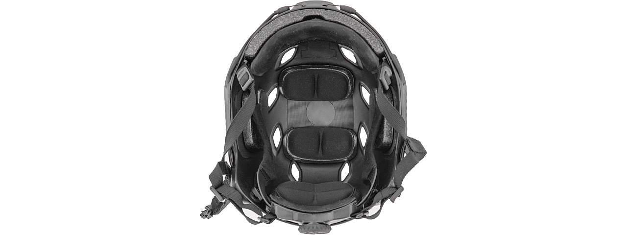 HELMET "BJ" TYPE (COLOR: BLACK) SIZE: MED/LG - Click Image to Close