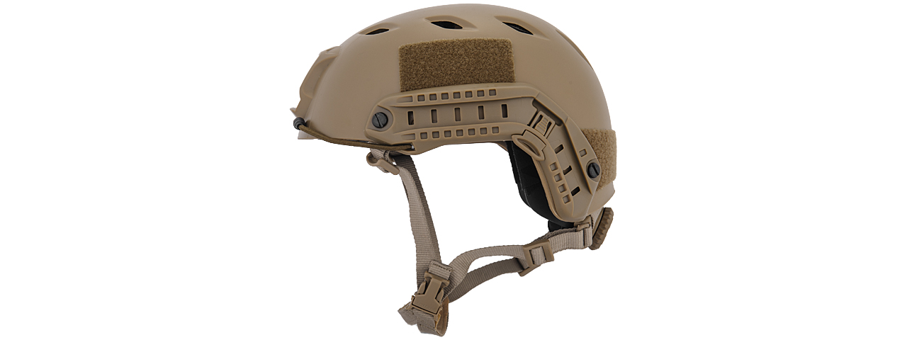 HELMET "BJ" TYPE (COLOR: DARK EARTH) SIZE: MED/LG