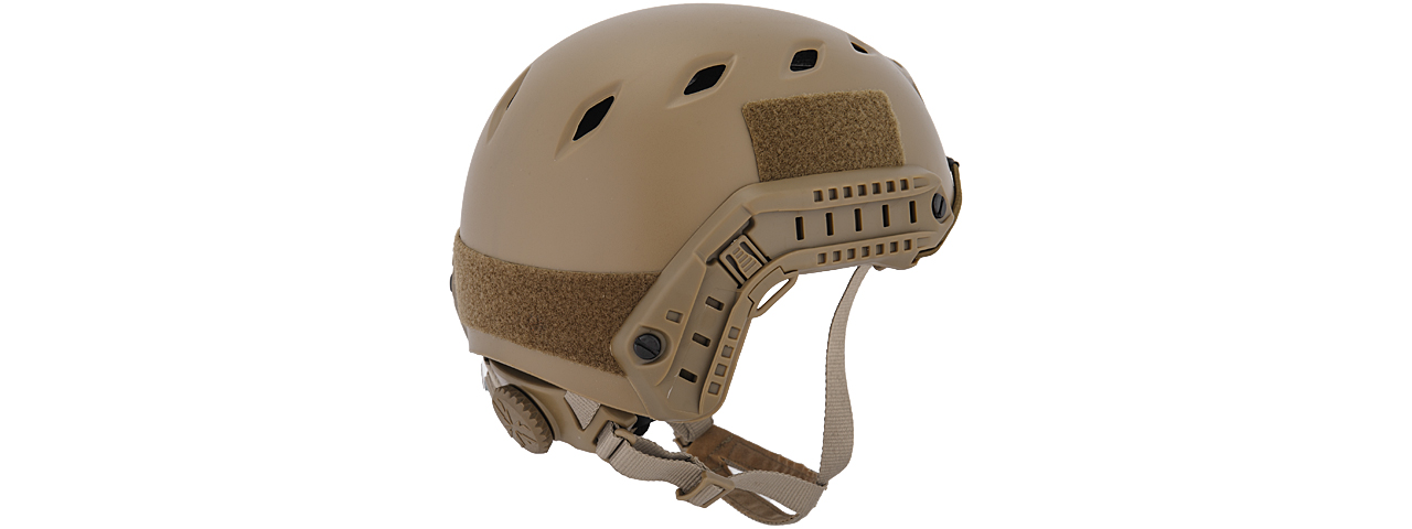 HELMET "BJ" TYPE (COLOR: DARK EARTH) SIZE: MED/LG