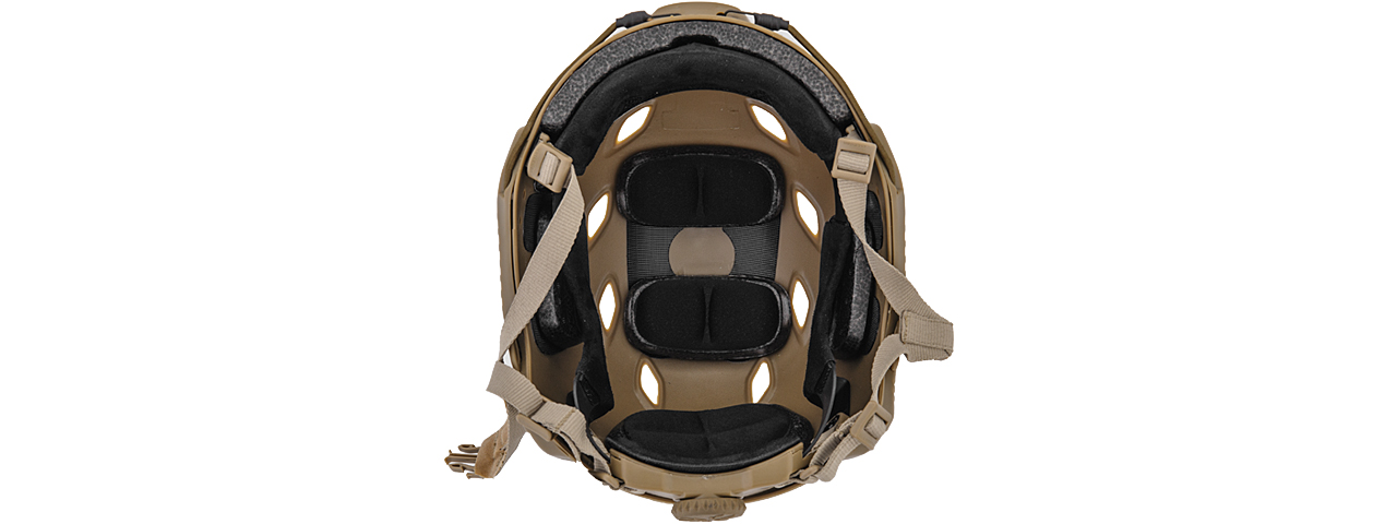 HELMET "BJ" TYPE (COLOR: DARK EARTH) SIZE: MED/LG - Click Image to Close