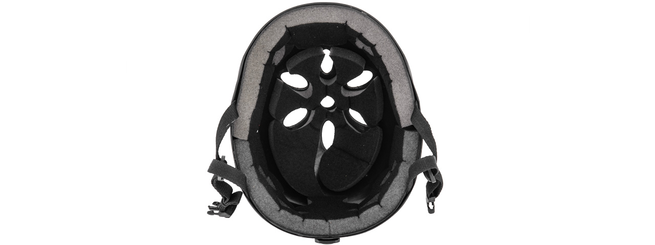 Lancer Tactical Air Force Recon Airsoft Helmet (BLACK)