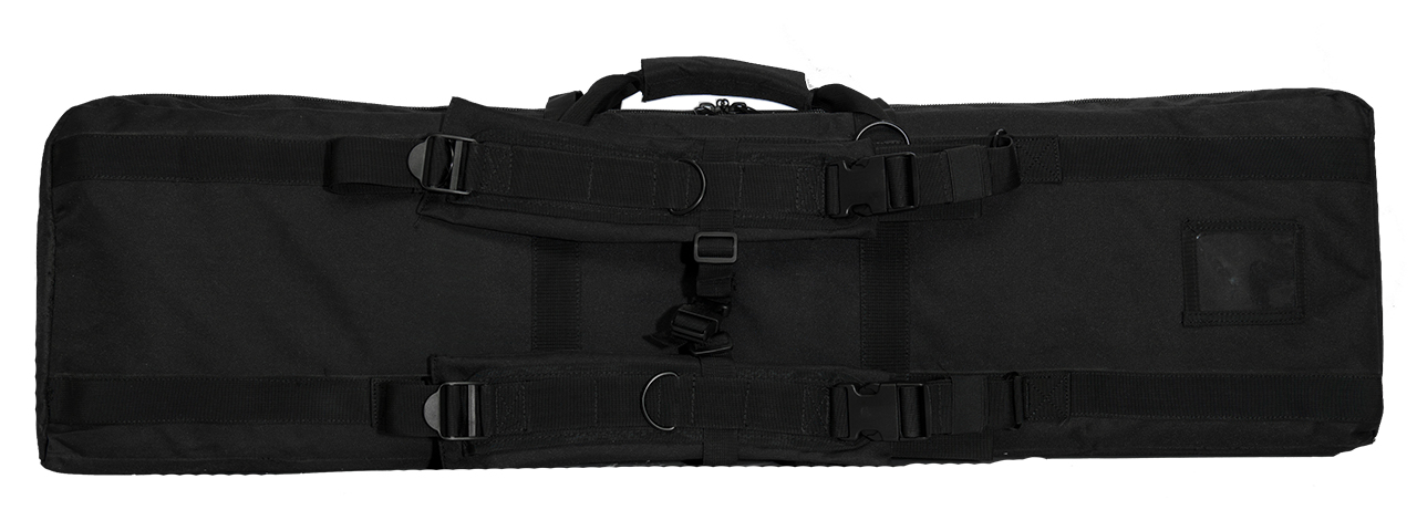 CA-343B2 MOLLE 42" DOUBLE GUN BAG (COLOR: BLACK) - Click Image to Close