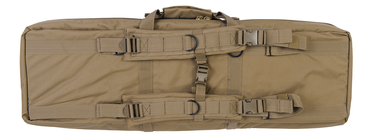 CA-345K MOLLE 36" DOUBLE GUN BAG (COLOR: COYOTE BROWN)