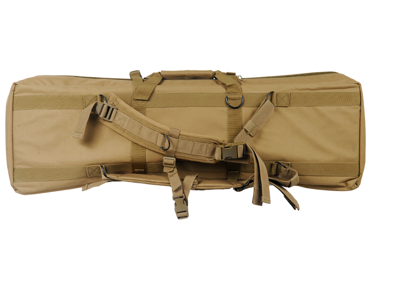 CA-345T MOLLE 36" DOUBLE GUN BAG (COLOR: TAN) - Click Image to Close