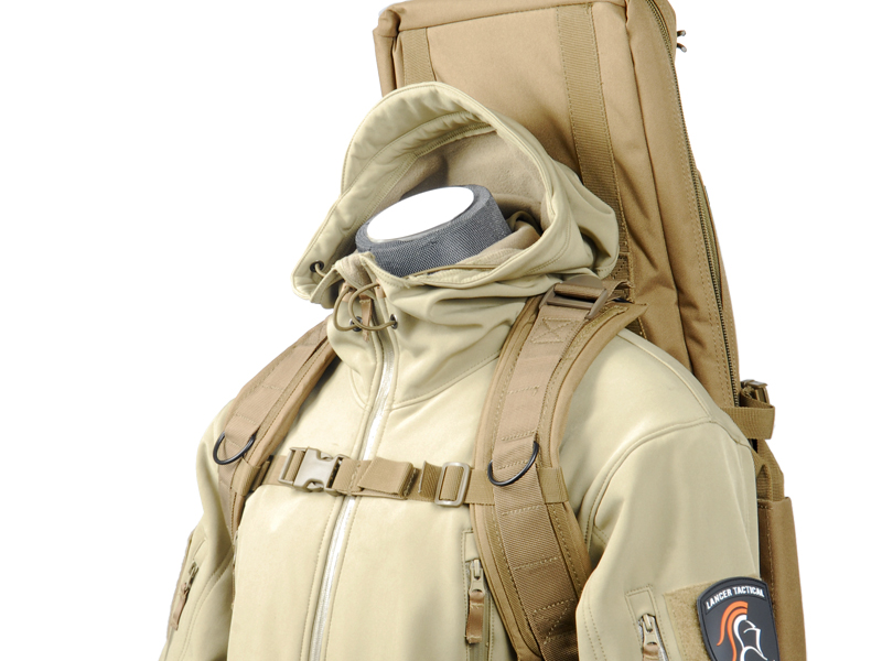 CA-345T MOLLE 36" DOUBLE GUN BAG (COLOR: TAN) - Click Image to Close