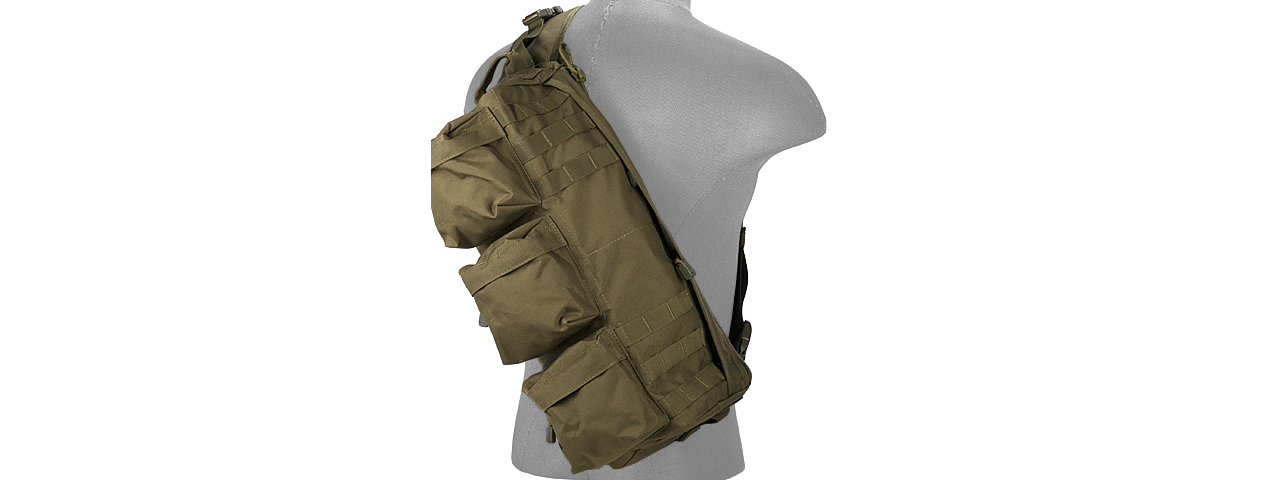 CA-351G TACTICAL SHOULDER "GO PACK" (OD)