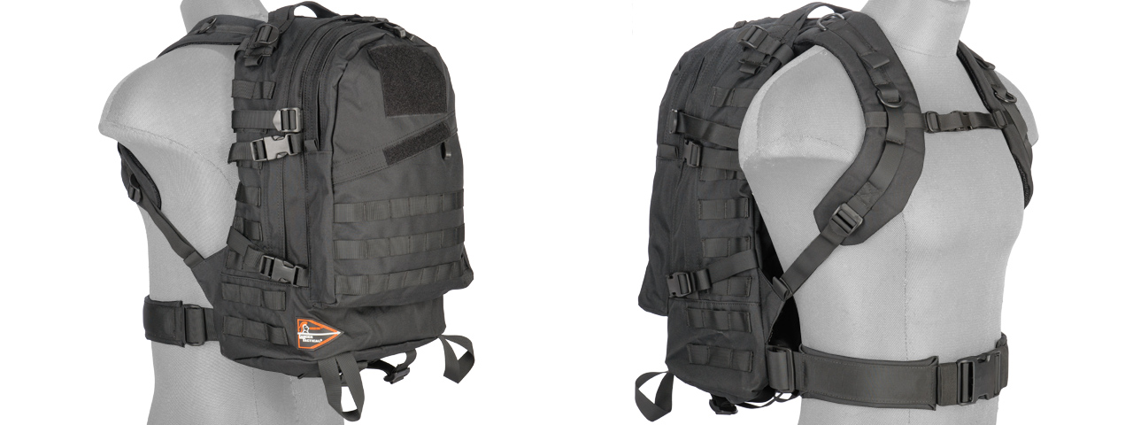 Lancer Tactical CA-352B 3-Day Assault Pack, Black