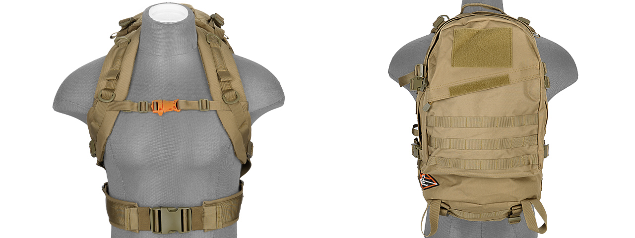 CA-352T 3-DAY ASSAULT PACK (TAN) - Click Image to Close