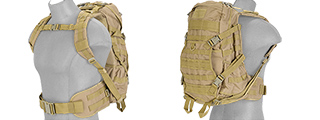 Lancer Tactical CA-353T FAST Pack EDC, Tan