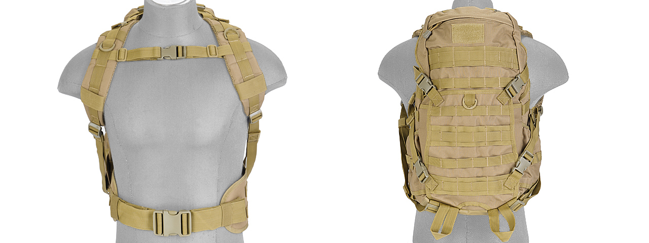 Lancer Tactical CA-353T FAST Pack EDC, Tan