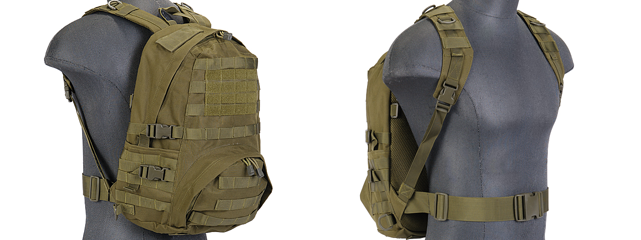 Lancer Tactical CA-354G Patrol Backpack, OD Green - Click Image to Close