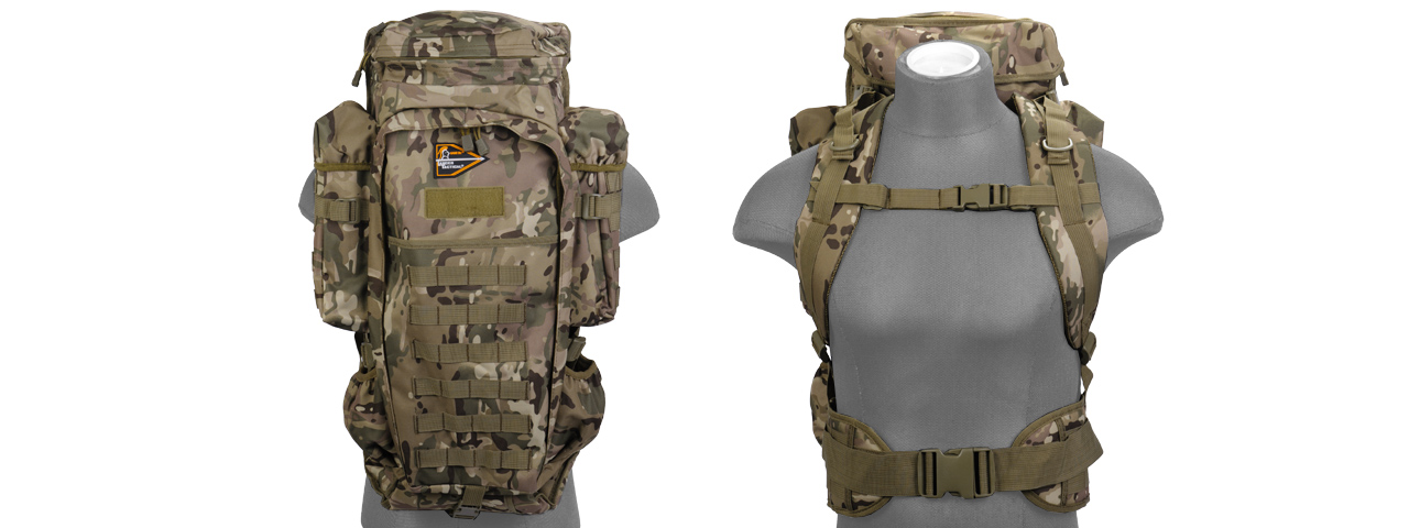 Lancer Tactical CA-356C Rifle Backpack, Camo - Click Image to Close