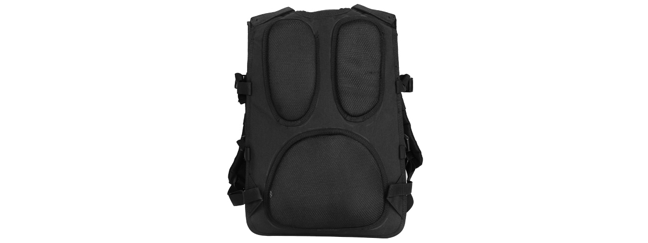 Lancer Tactical CA-357B Tactical Laptop Backpack, Black - Click Image to Close