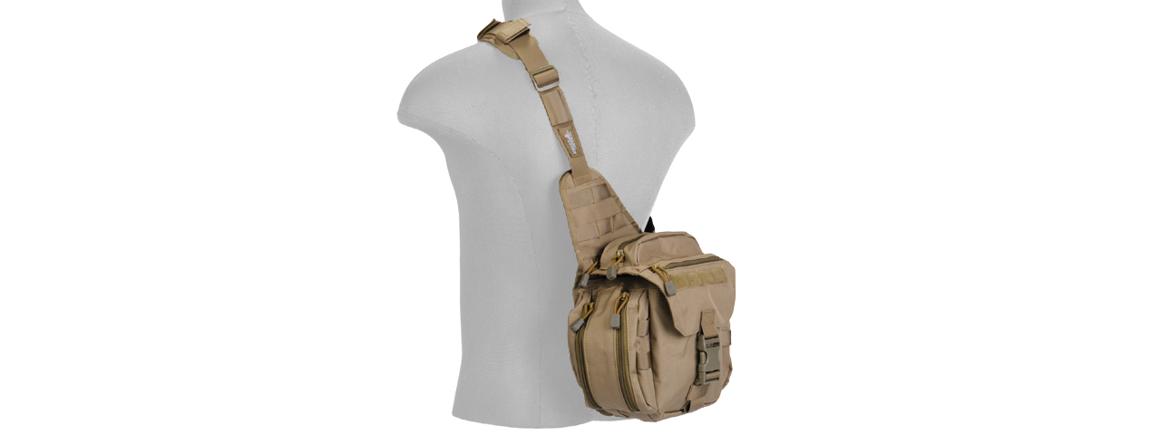 CA-366T TACTICAL MESSENGER BAG (TAN)