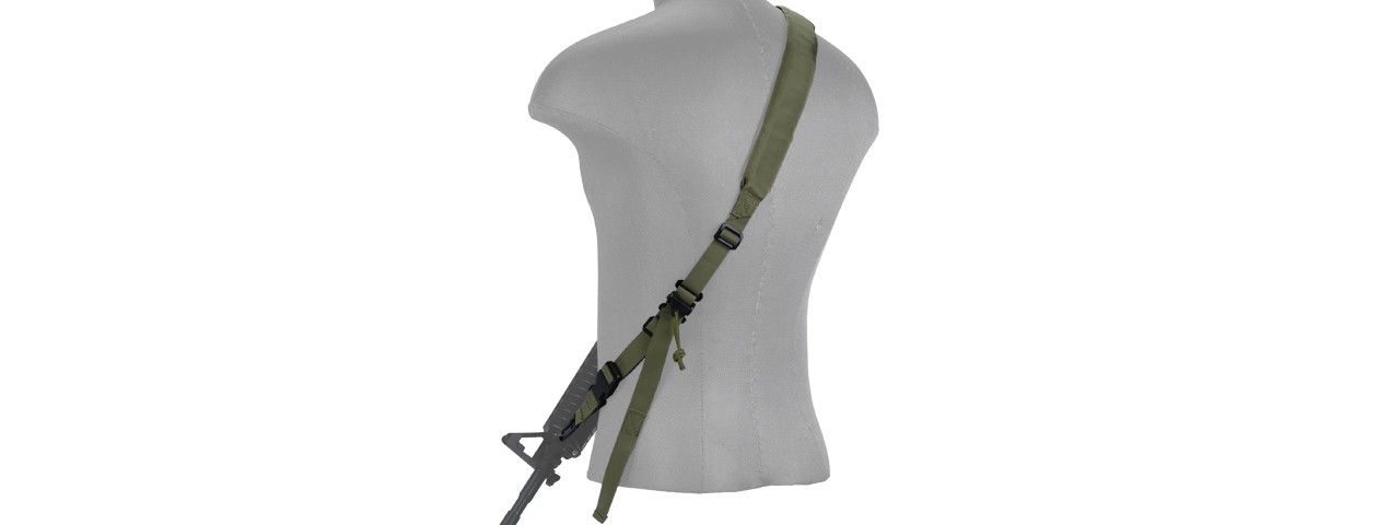 CA-367GN 2-POINT PADDED RIFLE SLING (OD) - Click Image to Close