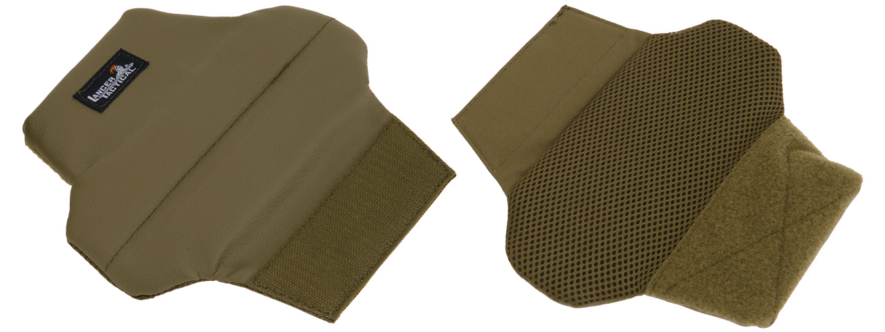 CA-375T SHOULDER PAD SET FOR CA-313T (TAN) - Click Image to Close