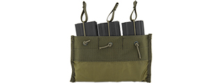 CA-376G TRIPLE INNER MAGAZINE POUCH FOR CA-311G (OD GREEN)