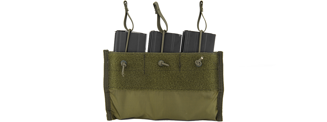 CA-376G TRIPLE INNER MAGAZINE POUCH FOR CA-311G (OD GREEN) - Click Image to Close