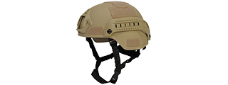 CA-380T MICH 2000 SF TYPE "PLASTIC" HELMET (TAN)