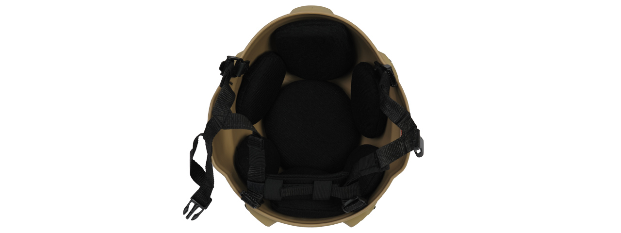 CA-380T MICH 2000 SF TYPE "PLASTIC" HELMET (TAN)