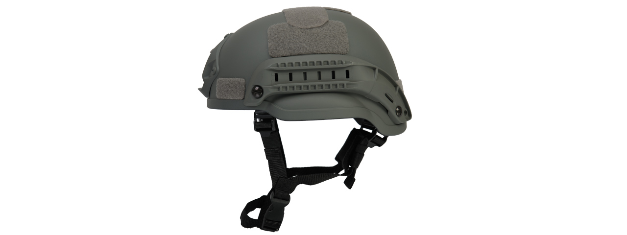 CA-381F MICH 2002 SF TYPE "PLASTIC" HELMET (GREEN) - Click Image to Close