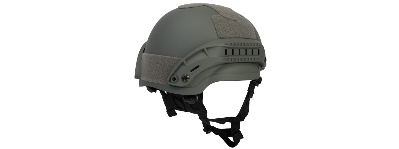 CA-381F MICH 2002 SF TYPE "PLASTIC" HELMET (GREEN) - Click Image to Close