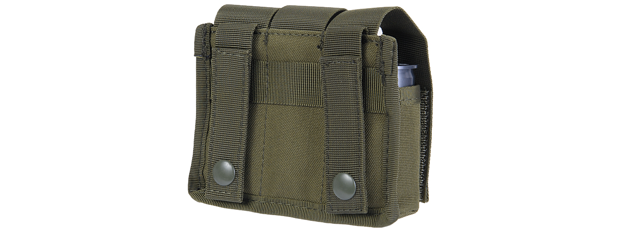 CA-382G TRIPLE MOLLE M203 GRENADE POUCH [1000D NYLON] (OD GREEN)