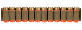 CA-383T SHOTGUN SHELLS (12) HOLDER FOR SLING OR BELT (TAN)