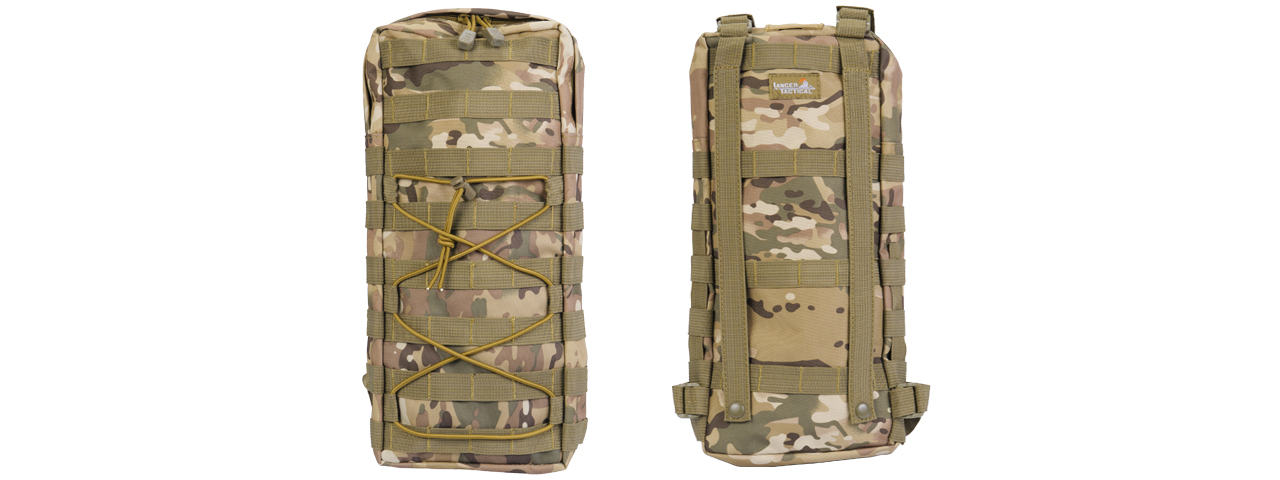 CA-384CN NYLON MOLLE ATTACHABLE HYDRATION BACKPACK (CAMO) - Click Image to Close