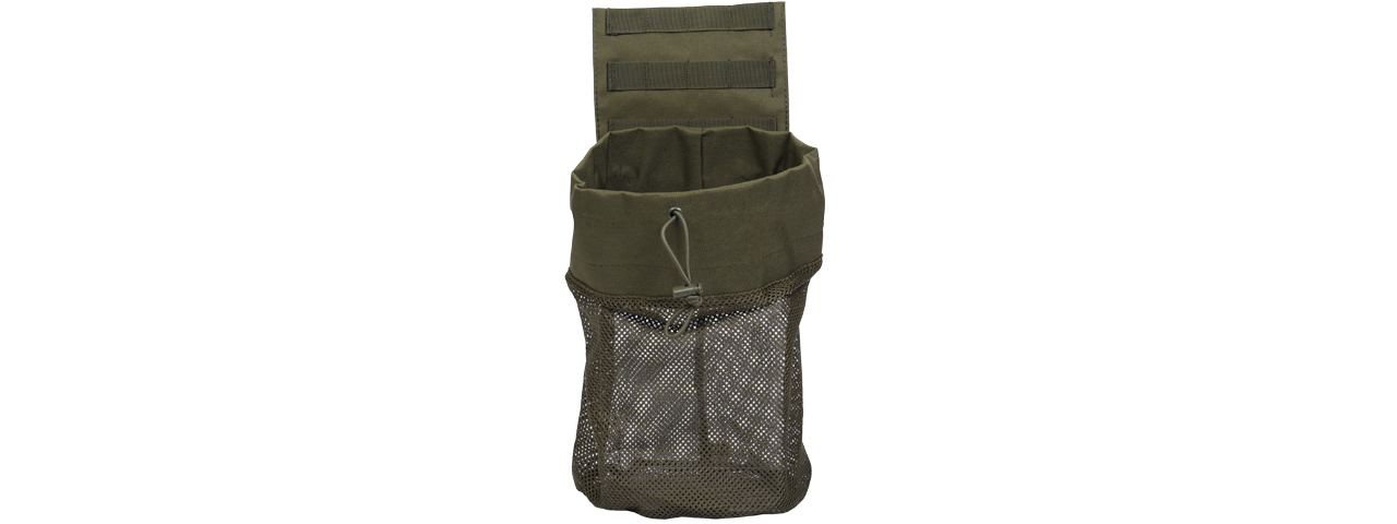 CA-389G MOLLE PLATFORM FOLD-AWAY NETTING DUMP POUCH (OD GREEN)