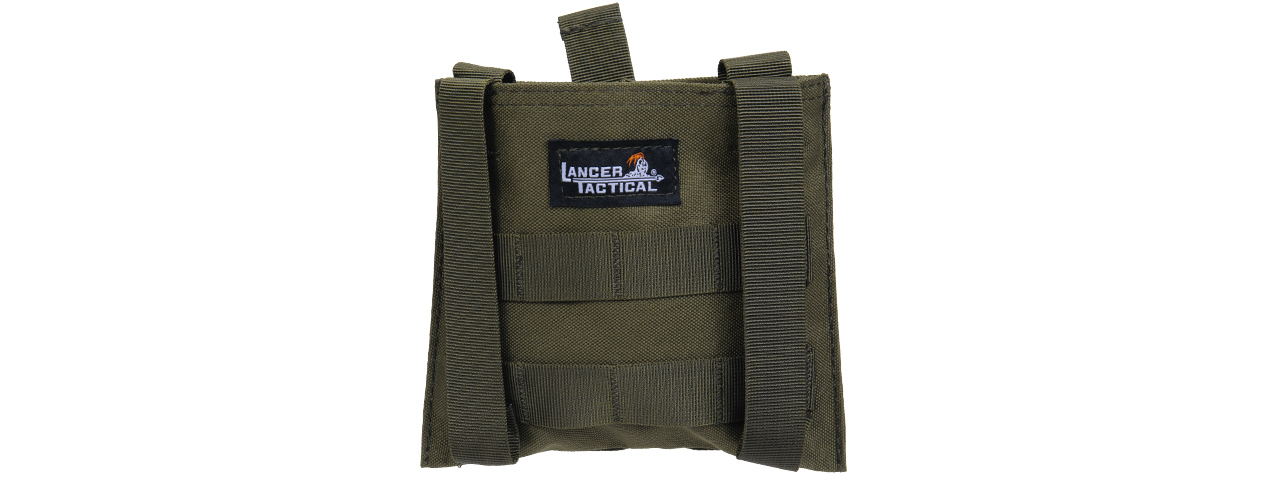 CA-389G MOLLE PLATFORM FOLD-AWAY NETTING DUMP POUCH (OD GREEN) - Click Image to Close