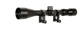 Lancer Tactical 3-9x40 Rifle Scope w/ 20mm Mounts