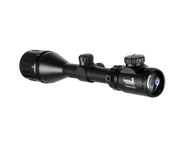 Lancer Tactical CA-416B Red & Green Dual Illuminated AO Scope - Click Image to Close
