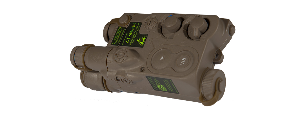 AN/PEQ-16 BATTERY CASE (COLOR: DARK EARTH) - Click Image to Close