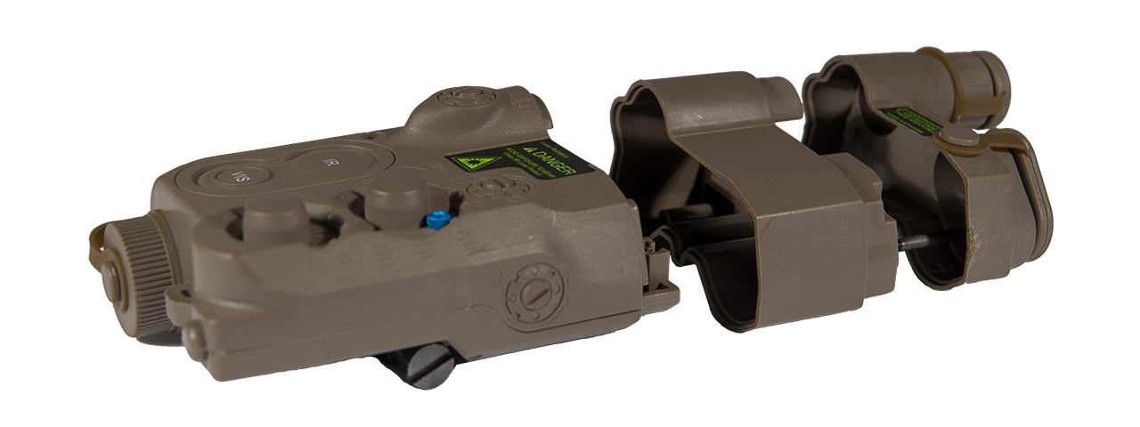 AN/PEQ-16 BATTERY CASE (COLOR: DARK EARTH) - Click Image to Close