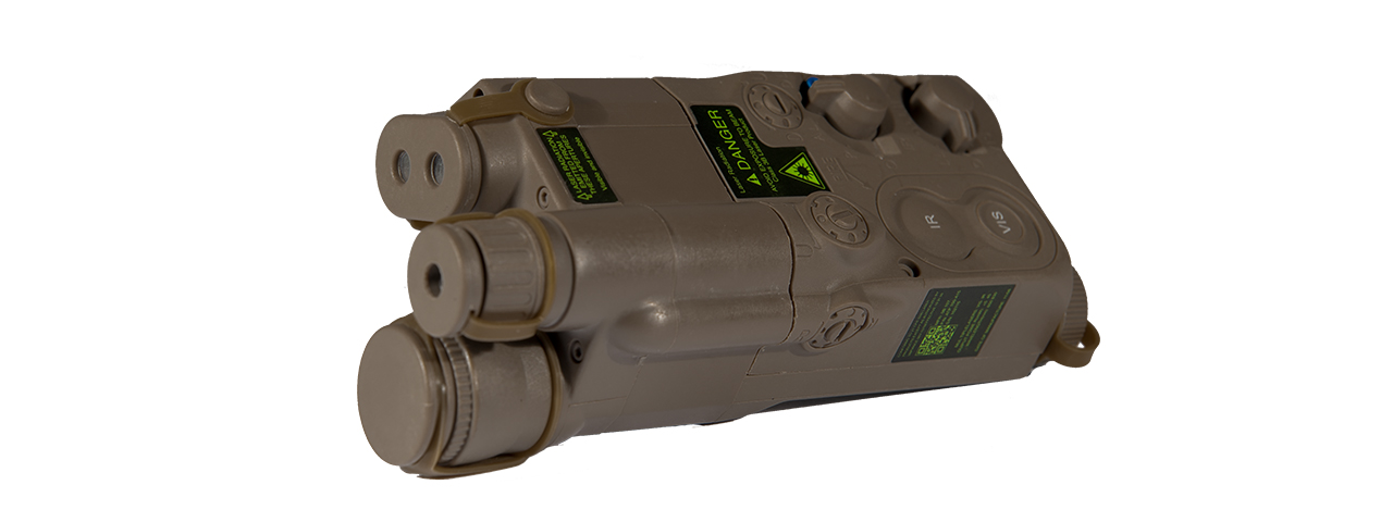 AN/PEQ-16 BATTERY CASE (COLOR: DARK EARTH)