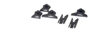 Lancer Tactical CA-718B Helmet Goggle Swivel Clips - Black