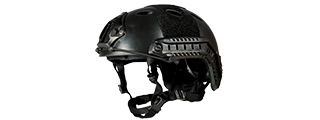 HELMET "PJ" TYPE (COLOR: BLACK) SIZE: MED/LG