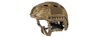 HELMET "PJ" TYPE (COLOR: DESERT DIGITAL) SIZE: MED/LG