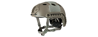 HELMET "PJ" TYPE (COLOR: FOLIAGE GREEN) SIZE: MED/LG